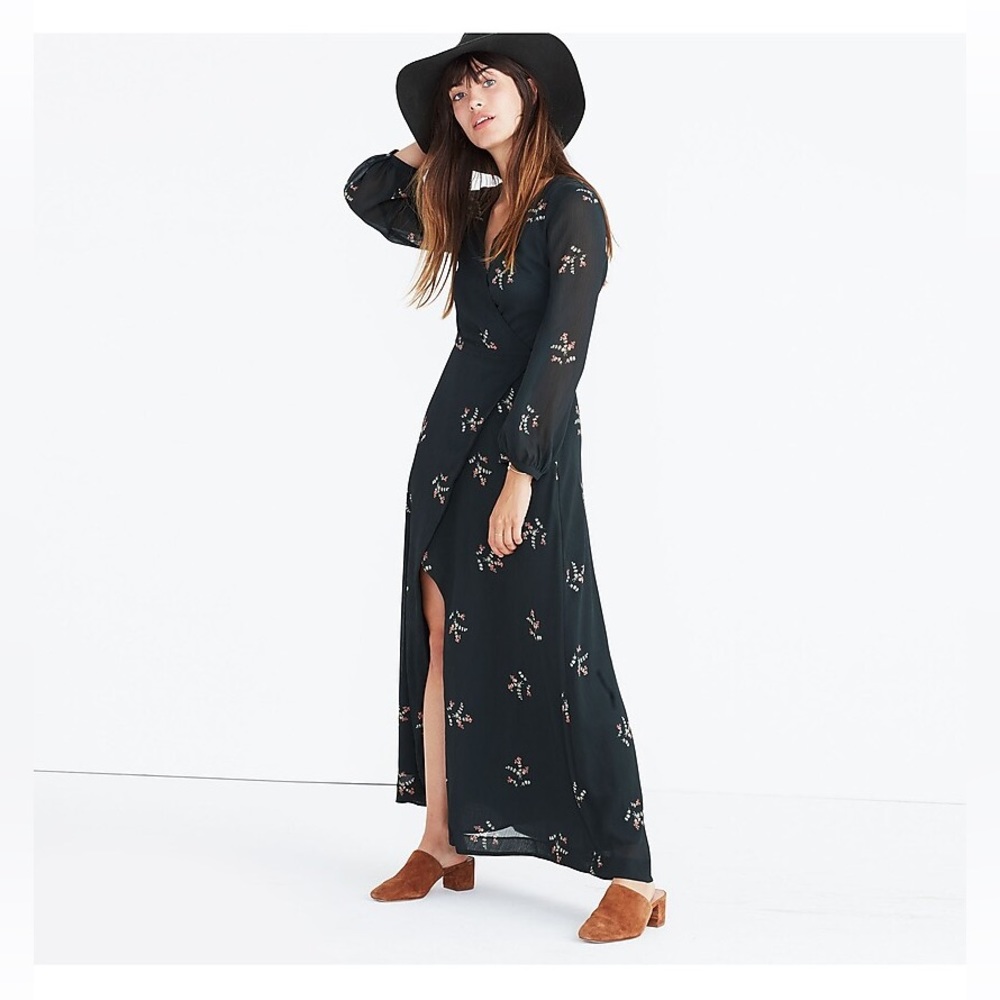 Madewell Nightflower Maxi Dress in Wild Botanic Size 12